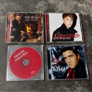 Christmas Music CD Bundle Elvis Justin Bieber Blake Shelton